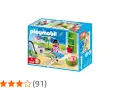 Playmobil-Set zum Thema "playmobil reinigen": Bügeln, Waschen und Staubsaugen mit niedlichen Figuren und Zubehör.