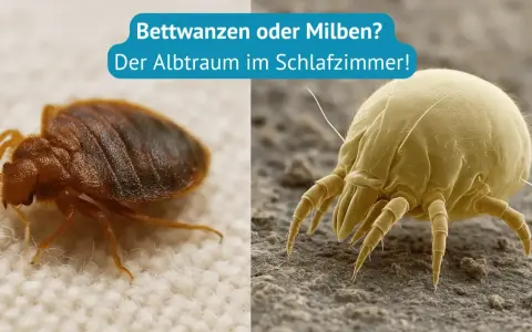 Bettwanzen und Milben: Der Albtraum im Schlafzimmer. Beide können unangenehme Stiche verursachen.