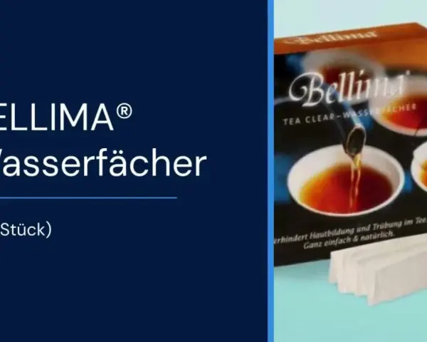 Bellima Wasserfächer: für klare, trübungfreie Tees. Einfach in die Teekanne geben.
